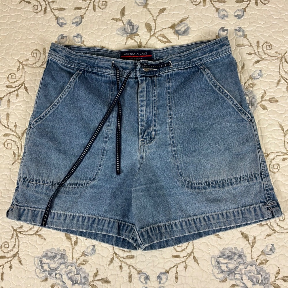 Mountain Lake Jean Company Shorts Womens Medium Blue Excellent Vintage 90s